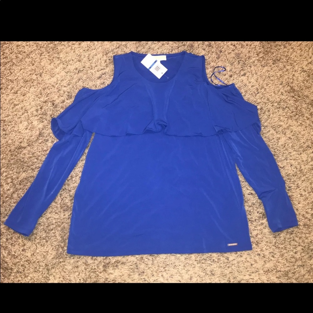 Michael Kors Cold Shoulder Shirt